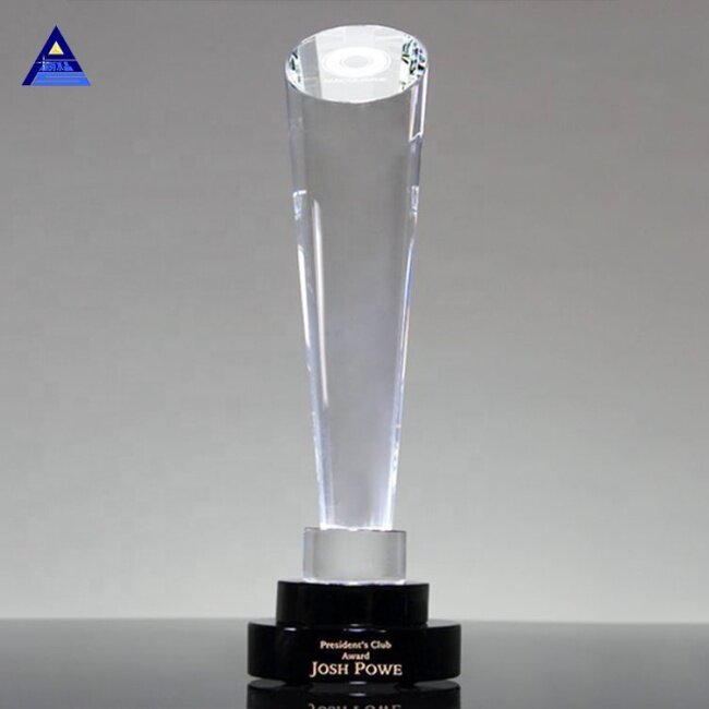 Brand new trophy crystal obelisk award with high quality