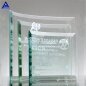 Crystal Block 3D Laser Engraving Jade Crystal Glass Awards With Best Price