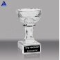 Luxury Creative Customize Import Golf Souvenir Glass Big Shape Trophy Cup Crystal Bowl