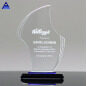 Factory Sale Diamond Clear Flame Shape Gratitude Custom Awards Trophy