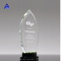 Top Selling Products Clear Custom Flame Shape Crystal Award For Successful Business Souvenirs