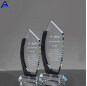 High Quality Created Cheap K9 Engrave Crystal Glass Trophy Award For Business Gift