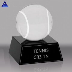 Baloncesto Fútbol Béisbol Pelota de tenis Voleibol K9 Trofeo deportivo de cristal para regalo de recuerdo