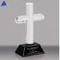 High Quality Factory Wholesale Custom Made K9 Crystal Awards Cross Trophies For Souvenir Gifts
