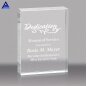 Custom 3d Laser Curved Beveled Glass Awards Jade Crystal Plaque for Academic Awards