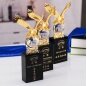 NEW K9 Material Metal Eagle Crystal Trophy Award Sublimation Award Crystal Trophy Cup