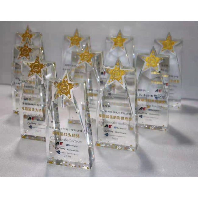 FS High quality Crystal Star Trophy Cup Encourage Souvenir for Champion Drop Shipping