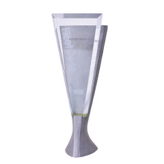 2020 Wholesale Blank Crystal Trophy Award Glass Award 3D Crystal Plaque For Souvenir Gifts