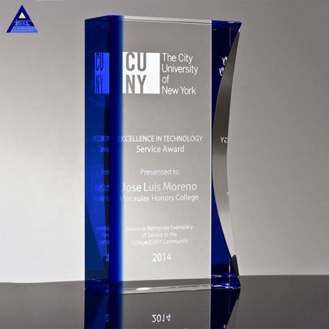 Wholesale Customized Neo Crystal Awards Trophy,3D Laser Engraved Crystal Cube
