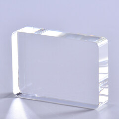 Cheap Hot Selling Personalized Blank Rectangle Crystal Paperweight With 3D Laser For Business Favor,Gift,Craft,Souvenirs