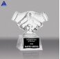 Handshake Trophy Wholesale Engraved Handshake Crystal Award Trophy for Business Gifts