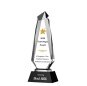 high quality obelisk crystal trophy awards blank laser engraving Ice Peak Crystal Glass Awards