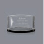 Hot China Products Wholesale Black base Crystal K9 3D Crystal laser engraving crystal trophy