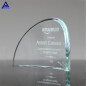 Wholesale Exquisite Style Customized Crystal Half Moon Crescent Jade Award Trophy