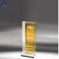 Hot Sale New Design Custom Amber Synthesis Crystal Award Trophy