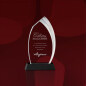 Customized Souvenir Sports Personalized Souvenir Metal Cristal Glass Medal And Trophies Cup For Badminton