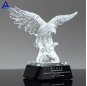 DIY Engraved Clear Majestic K9 Eagle Crystal Trophy For Leaders Honor Awards