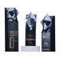 Hot Sales High Quality K9 Block Black Crystal Award Diamond Crystal Trophy