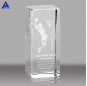 Wholesale Customized 3D Laser Engraving Crystal Sport Gym Souvenir Trophy for Business Gift