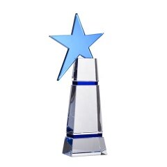 Горячий продавать уникальный дизайн в Европе с пустой звездой хрустальный трофей для фестивальных сувениров из фильмов