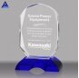 Best quality engraving laser crystal glass awards trophies for souvenirs