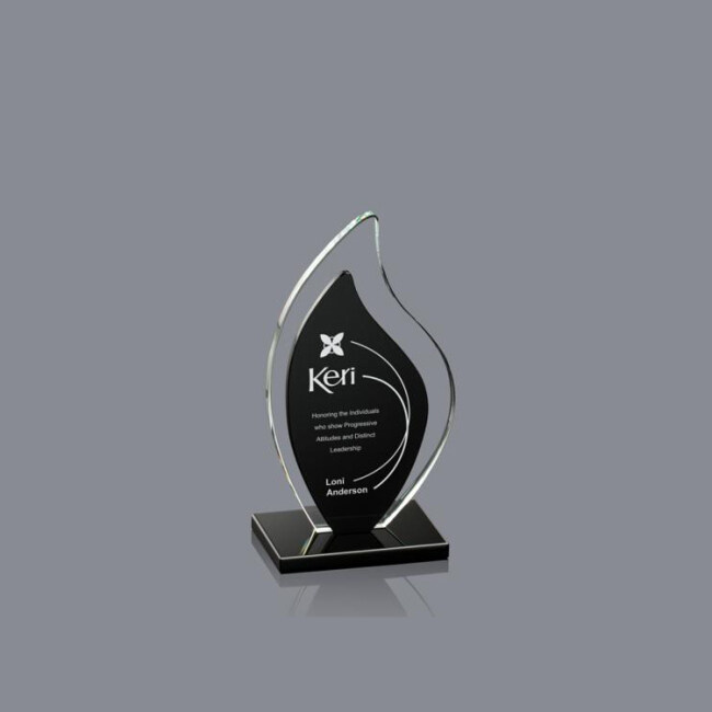 Crystal Plaque Award Blaze Trophy For Glass Celebration Decoration crystal trophy