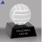 Factory Price 100mm 120mm K9 Crystal Volleyball Trophy Crystal Sports Ball