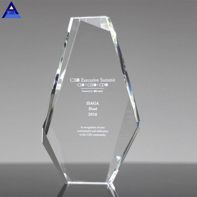 Hight Quality Iceberg Shape Blank Crystal Award For Business Souvenir Gifts