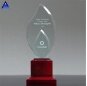 Creative Design Double Flame Medals Glass Shield Award Crystal Trophy In Dubai