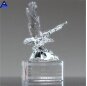 Personalized Name Engraving Logo American Crystal Flying Eagle Award Trophy Corporate Trophy Gifts Set