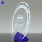 Wholesale Crystal Blue Cyrk Shield Award Diamond Sailboat Shape Crystal Award