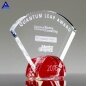 Factory Wholesale Custom Unique Luxury Radiant Ruby Crystal Trophy