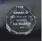 Cheap 3D Laser Etched Straight Edge Blank Glass Paperweight For Engraving