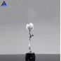 Global Celebration Figurine Crystal Award Trophy