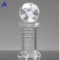 Hot Sale K9 Crystal Glass Round Ball Map Glass Crystal Globe For Souvenir