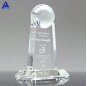 China Supplier Business Meeting Gift Hands Global Earth Map Paramount Crystal Award Trophy