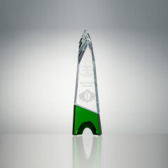 China Factory Handmade Diamond Towers Crystal Acrylic Obelisk Trophy Awards Custom With Engraving Wholesale