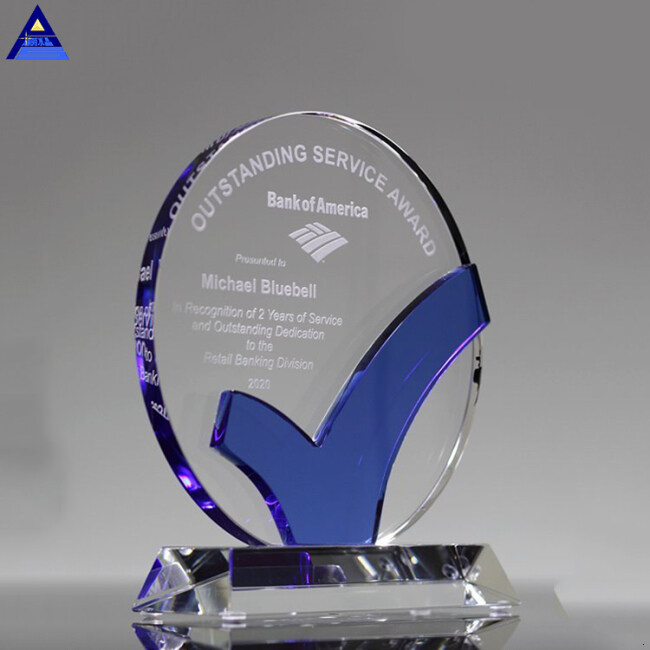 AAA Yiwu New Product Clear Cheap Blank Glass Crystal Awards Plaque