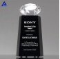 High Quality Cheap Presidential Crystal Diamond Trophy With Black Base