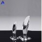 Wholesale Custom 3D Clear Optical Crystal Torch Award World Cup Trophy