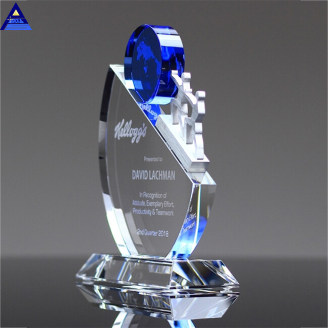 Wholesale Price Blank Sublimation 3D Crystal Award Trophy For Souvenir Gifts