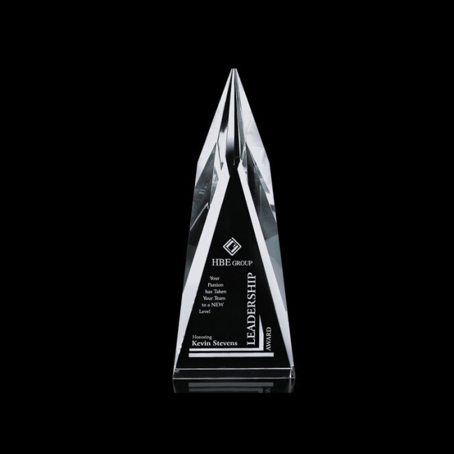 Wholesale Custom Cheap Clear Blank Glass Crystal Flame Shape Award Plaques For Business Gift