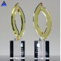 New Design Creative Flame Shape Wholesale Crystal Trophy For Business Gift