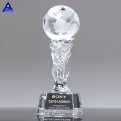 Trofeo de premio Athena de cristal de alta calidad a precio barato personalizado