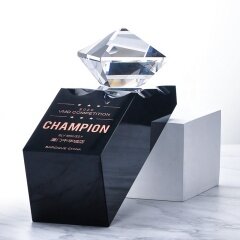 Горячие продажи высокого качества K9 Block Black Crystal Award Diamond Crystal Trophy