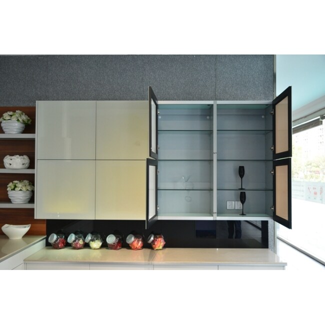 Top quality modern design white high glossy lacquer ...