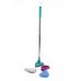 Household floor window bathroom cleaner- 42-88cm telescopic triangle microfiber chenille scrubber brush