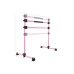 BNcompany Powder coated gymnastic portable ballet barre dance height adjustable bar for home club training