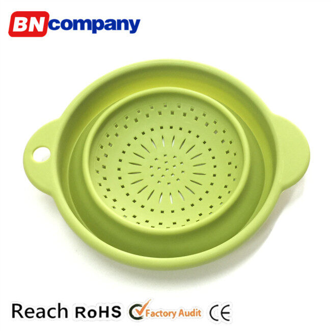 Fruit Sieve Basket Kitchen Wash Rice Tool Bowl Plastic Strainer Colander Plastic Fruit Vegetable Basket