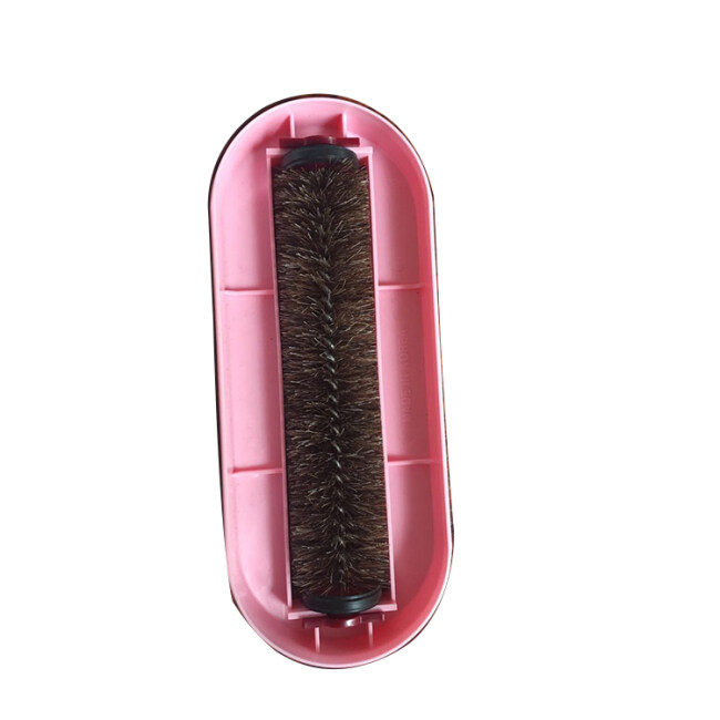 ABS plastic and horse hair made material pet massage lint cleaning brush